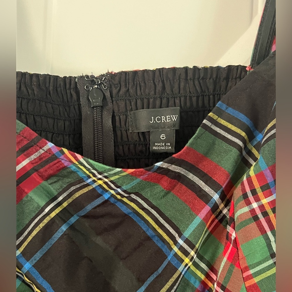 J.Crew Tartan Plaid Dress - Picture 7 of 8